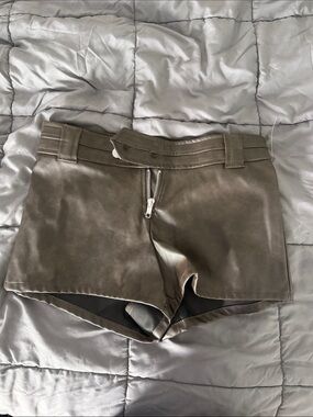 Womens brown mini Shorts